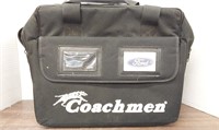 Coachman bag. 13.5 x 11.5 inches