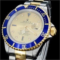 Men's Rolex Submariner YG/SS Watch