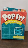 Pop It Letters and Numbers learning game. New in