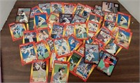 Assorted baseball cards. Triple play cards