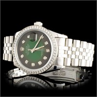 Diamond 36MM Rolex DateJust Watch