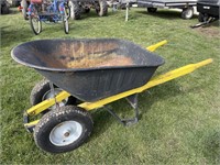 Yardworks metal wheelbarrow