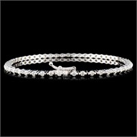 1.42ctw Diamond Bracelet in 18K Gold