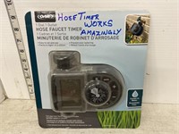 Hose faucet timer