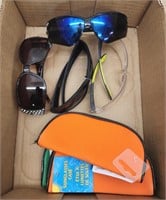Sunglasses and cases