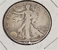 1942 S Walking Liberty half dollar