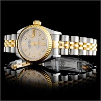 Diamond Ladies Rolex DateJust Watch