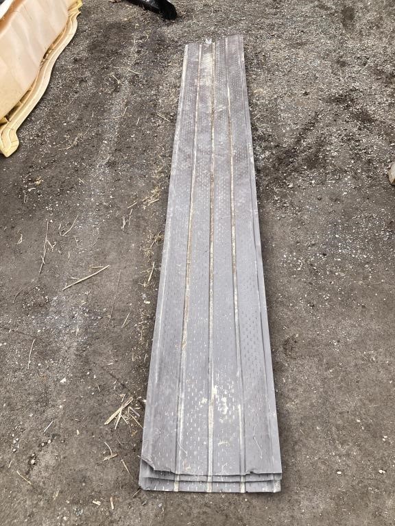 4 sections of steel siding