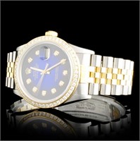 36mm Diamond Rolex DateJust YG/SS watch