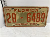 1975 Florida licence plate