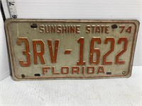 1974 Florida license plate