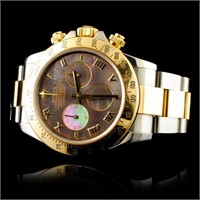 Black MOP Rolex Cosmograph Daytona Watch