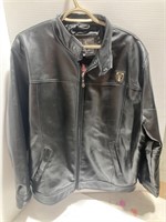 A E Emporio leather coat XXL