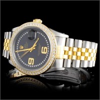 36mm Diamond Rolex DateJust Watch