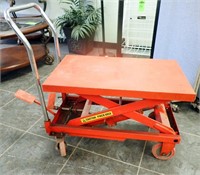 HYDRAULIC LIFT TABLE, 500 LB CAPACITY