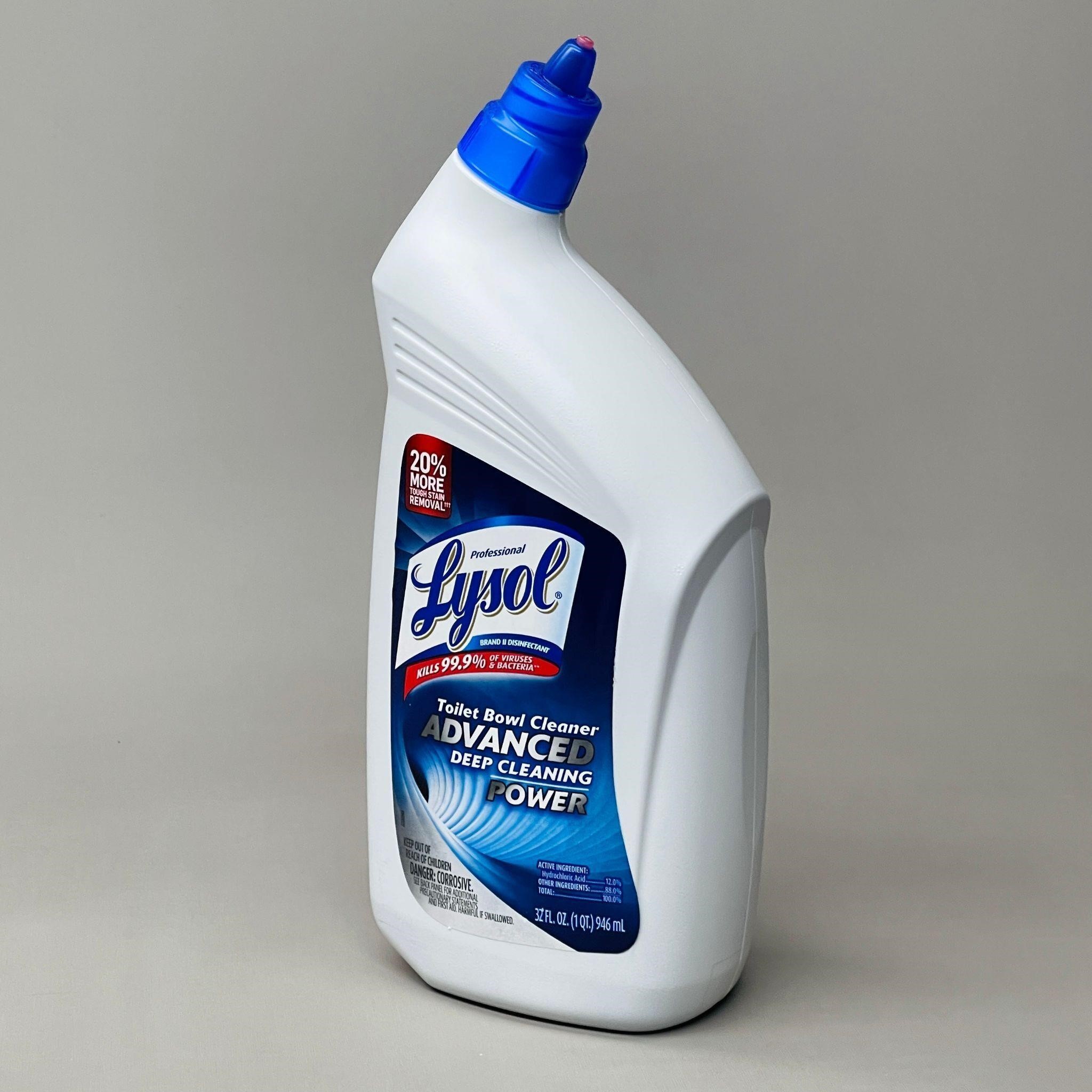 LYSOL Toilet Bowl Cleaner 4-PACK! Advanced Power