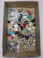 Earrings and brooches