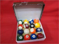 Small pool ball set.