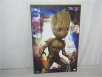 Groot Guardians of the Galaxy wooden Art  13 x 19