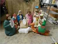Blow mould Nativity set