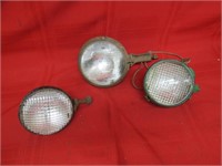 Vintage tractor lights lamp.