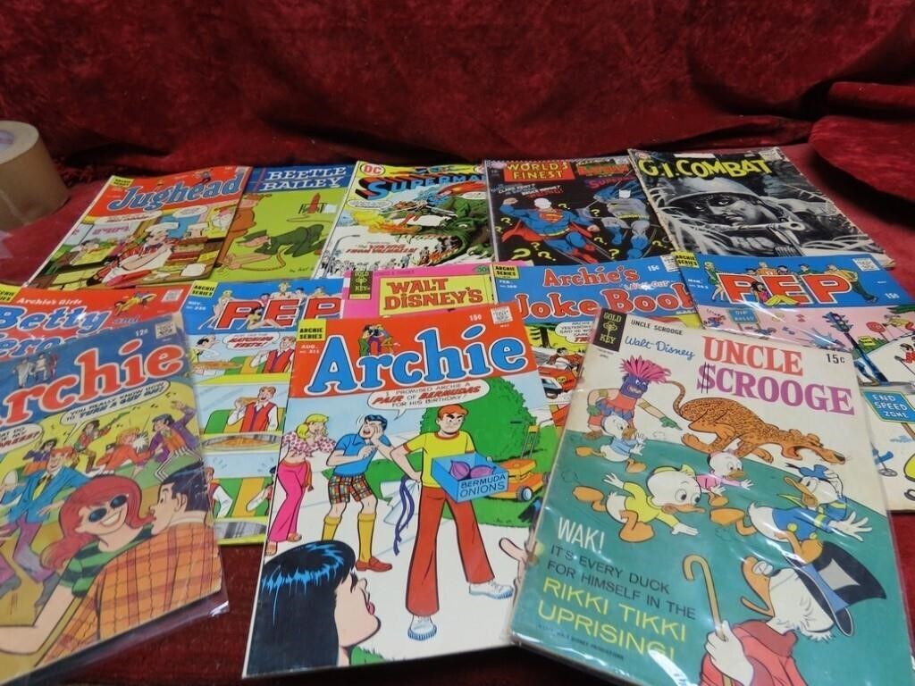 Vintage comic book lot.