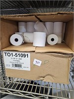 LOT OF 1/8" THERMAL POS & ATM ROLLS
