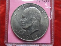 1972 D-Eisenhower $1 Dollar US coin.