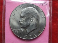 1974 D-Eisenhower $1 Dollar US coin.