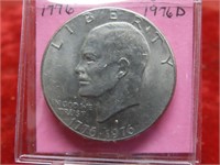 1976 D-Eisenhower $1 Dollar US coin.