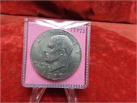 1977 D-Eisenhower $1 Dollar US coin.