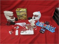 Sewing machines & related lot.