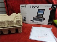 iHome iPod charger alarm clock. Open box