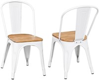 $113 RokiaTek Metal Dining Chairs Set of 2