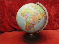Vintage world globe. 12"