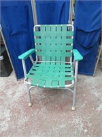 Vintage folding lawn chair.