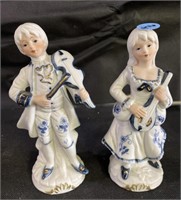 VTG Victorian Style Bisque Figurines
