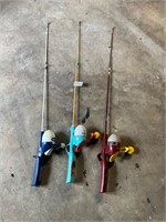 3- Disney fishing rod/reel - Frozen, Moana, Capt