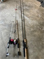Rod and reels- see description