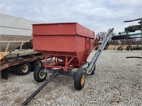 Gravity wagon seed wagon with Clay 12ft hydraulic