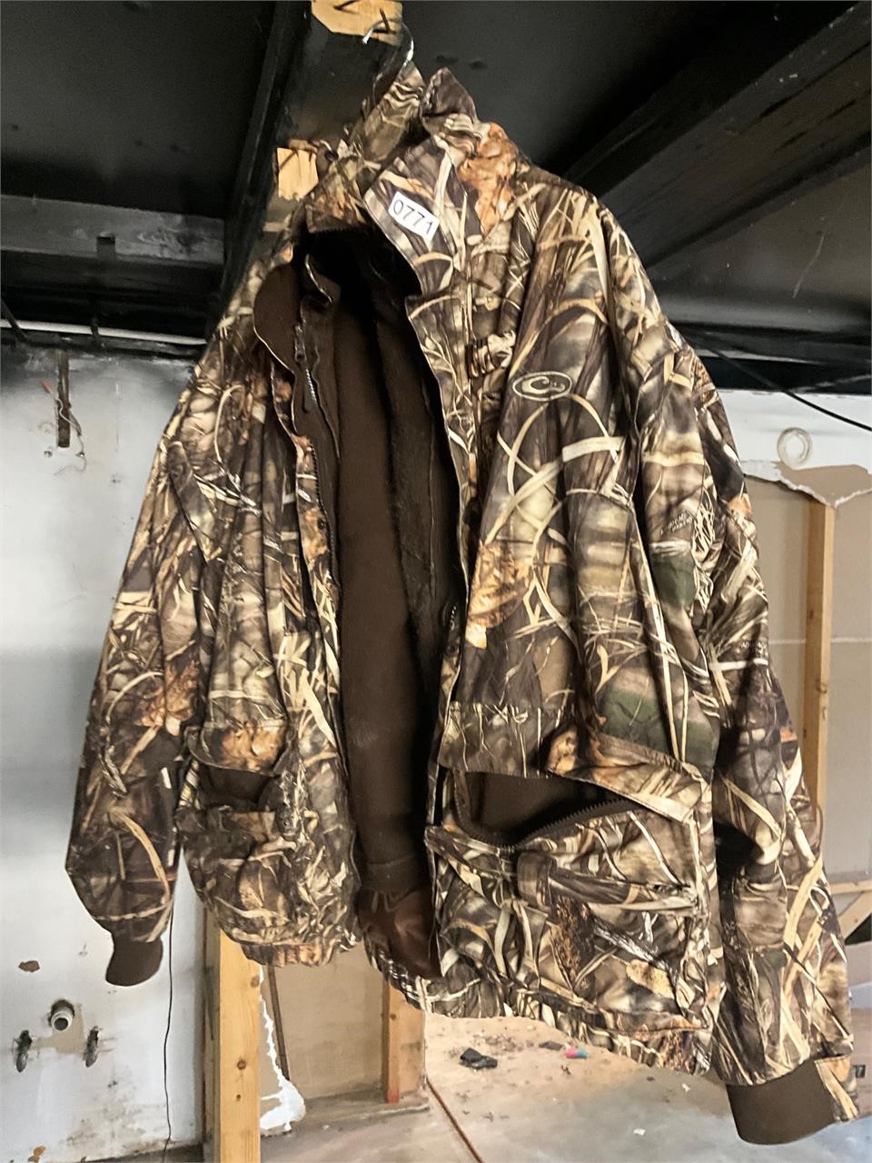 Drake 2 XL Lined camo jacket- read