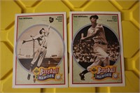 2- 5x7 Ted Williams Cards