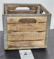Vintage Milk crate (Fairmont Dairy)