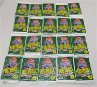 20 Fleer 1990 Football Card Wax Packs