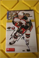 Signed 2002 Mn Wild Program Stéphane Veilleux