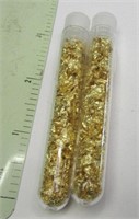 2 Large Vials of Oregon Gold Foil