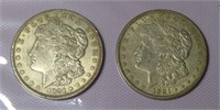 We Ship Coins: (2) 1921 Silver Morgan Dollars
