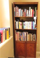 Upstairs: Bookcase Filled with Books incl.