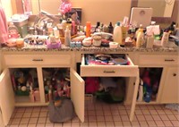 Upstairs: Contents of Vanity in Dressing Area