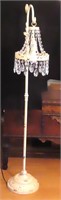 Shabby Chic Floor Lamp, Works as Shown